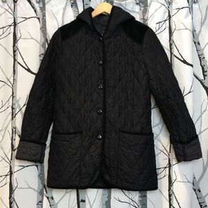 ASOS Black Quilted Coat